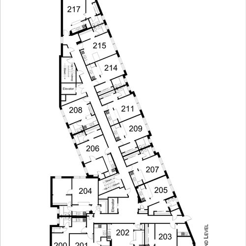 500 W Fullerton - a 7 floor multi-unit apartment b