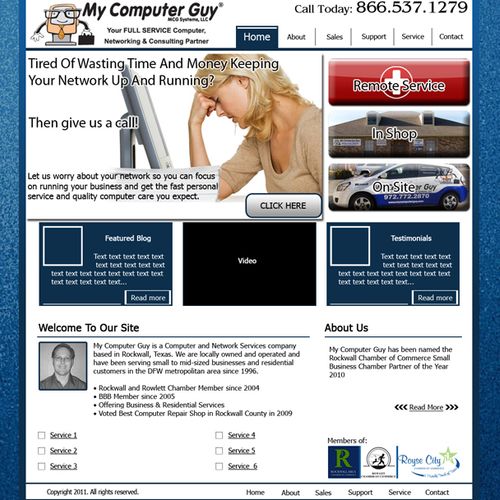 My Computer Guy website in Rockwall, TX