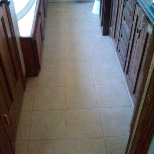 Installed New Tile in  New Richmond Wisc.