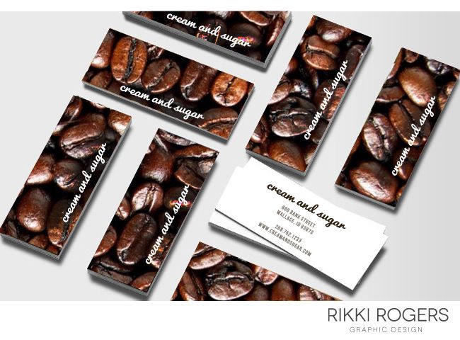 Custom mini business card design for Wallace, ID c