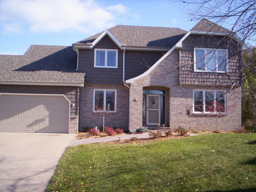 Our company replaced the roof, siding, windows, so