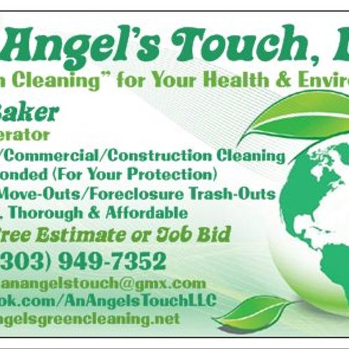 Owner Business Card and List of Services