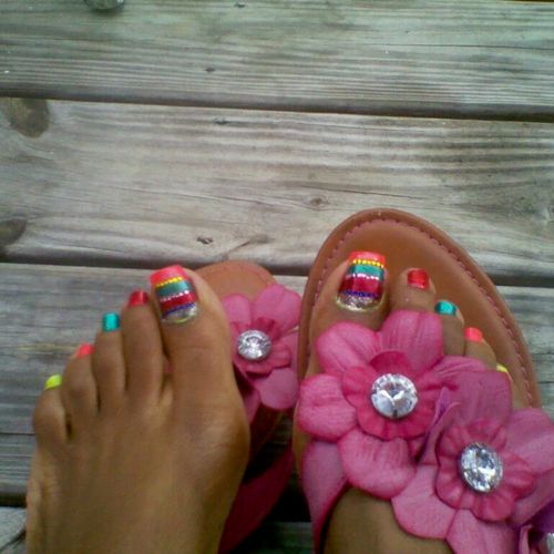 pedicure, acrylic, and nail designs, YES I am your