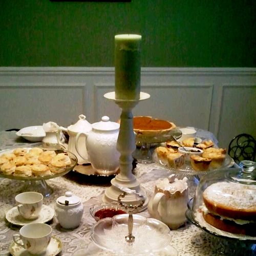 The afternoon-tea cuisine, based on historical res