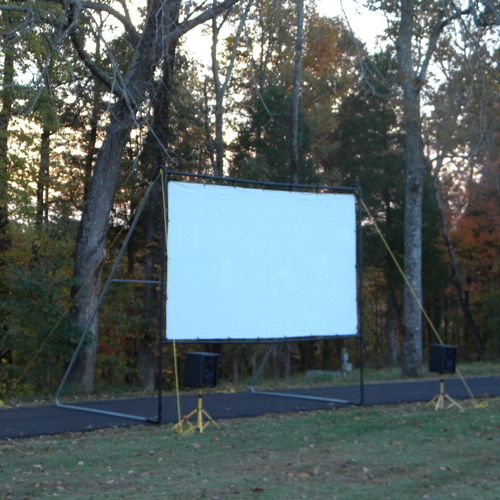 Outdoor Movie Screens are very popular with all ty