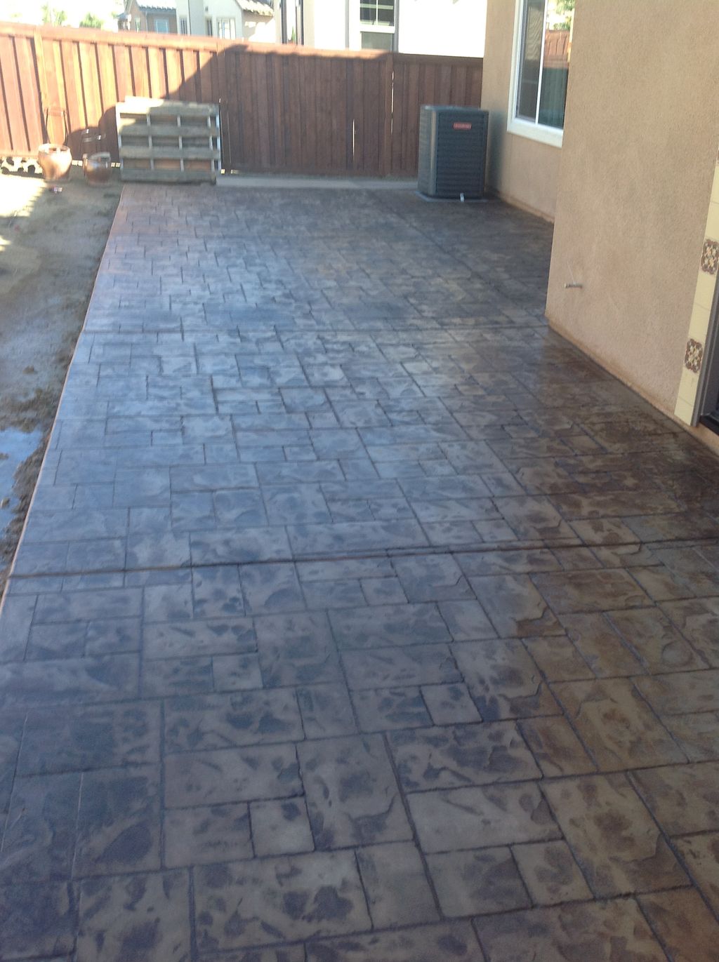 Stamped Patio
