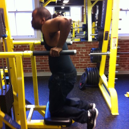 #ClientFiles,Dave hitting those weighted assisted 