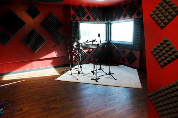 live drum recording room