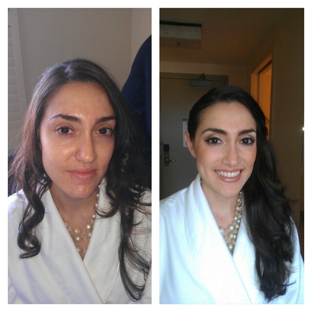 Before and after..wedding on May 26th 2013