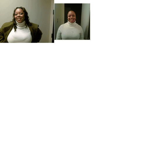 My client LeEdda, who went from 200lb to 157lb on 