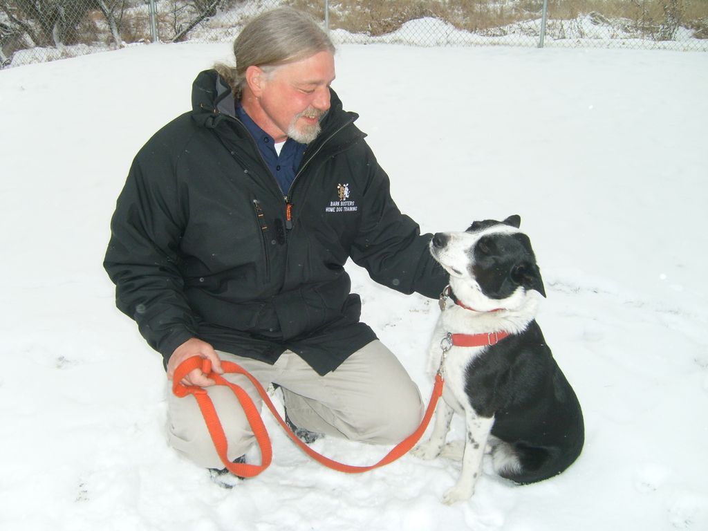 John and Krangel in the snow