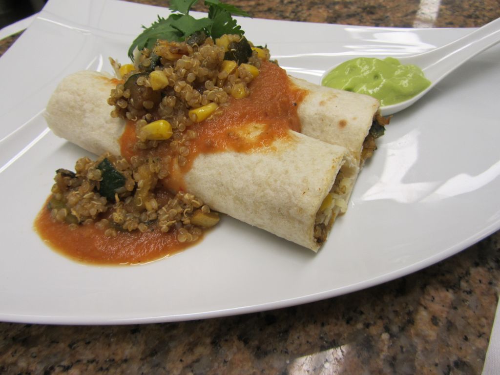Quinoa Calabacitas Enchiladas
