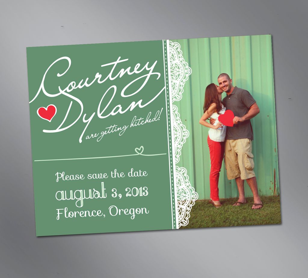 Wedding Save the Date Magnet. Copyright Â© Notewor