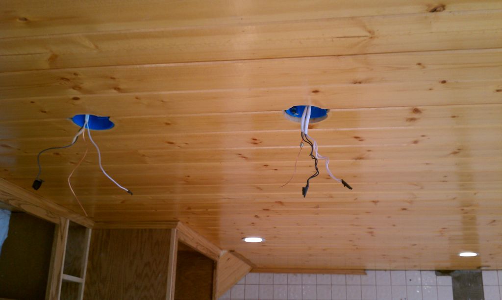 Difficult wood Ceiling install