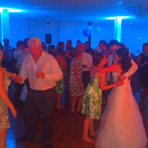 Dancefloor going at a wedding in Mc Henry, IL