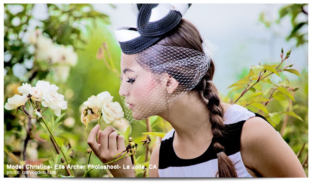 Fashion photography for a hat company on location 