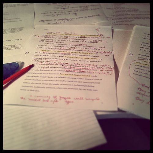 Line edits for The Indie Author's Guide to Book Ed