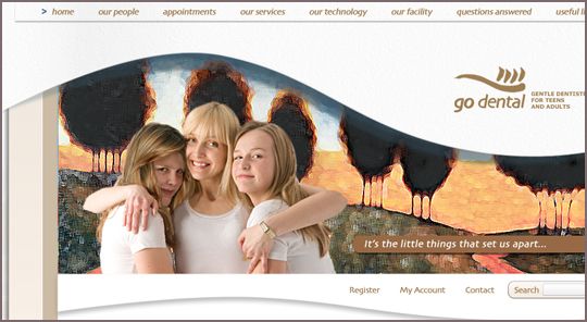 Website for godental in california