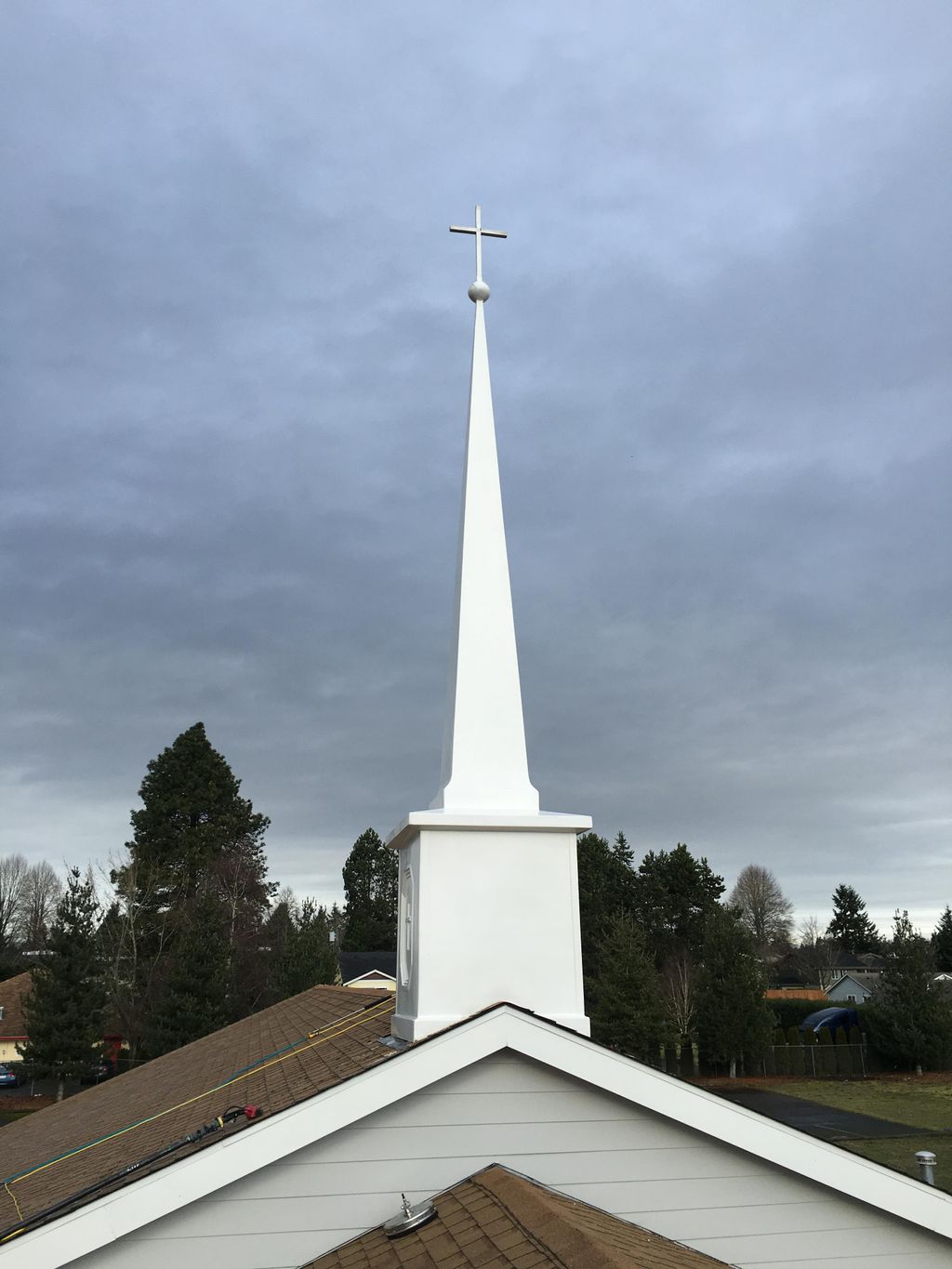 Steeple after