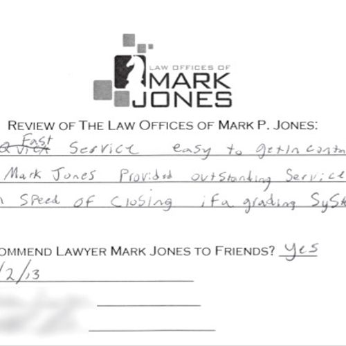 Five stars for Columbus, Georgia Lawyer Mark Jones