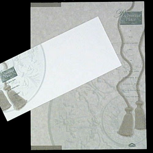 Letterhead and envelope developed for Richmond Pla