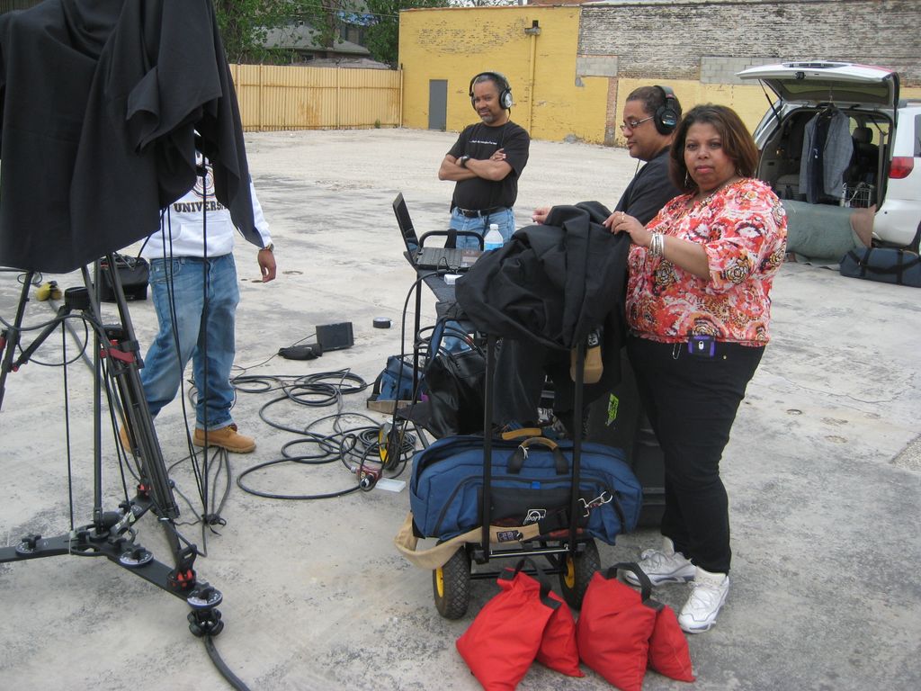 On location with Pastor Corey Brooks