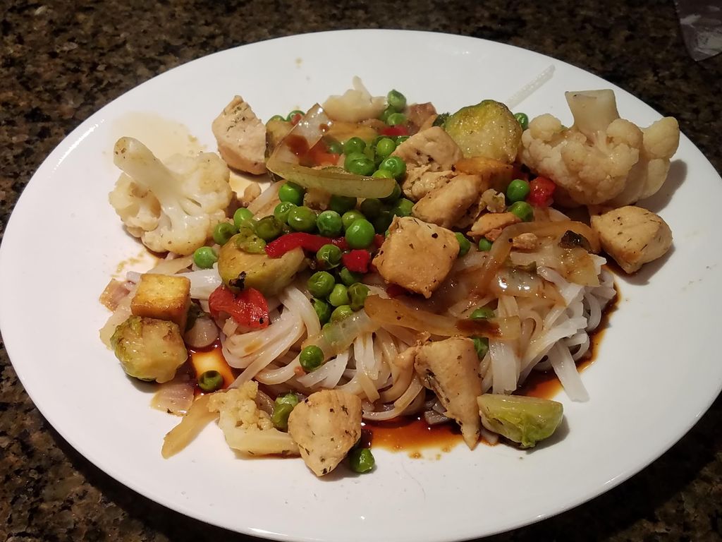 Chicken and Tofo stir fry 