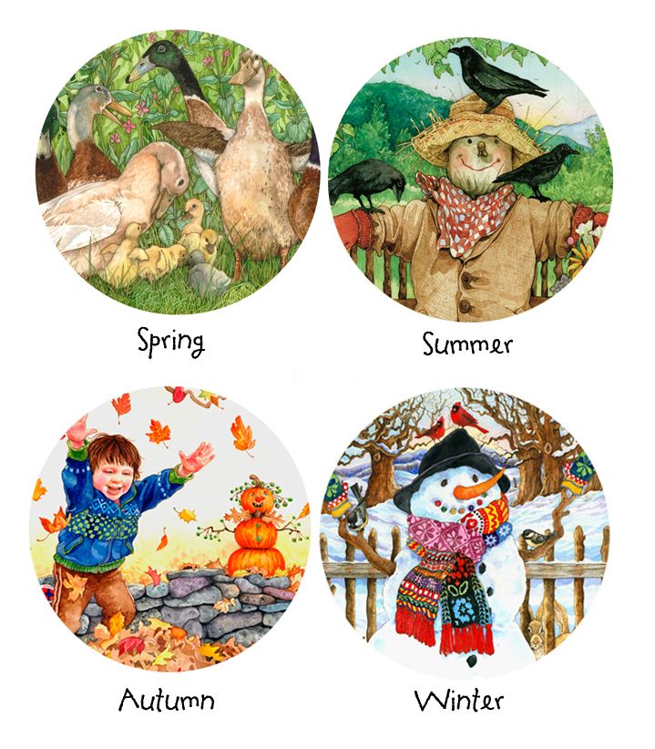 4 spots celebrating the Four Seasons