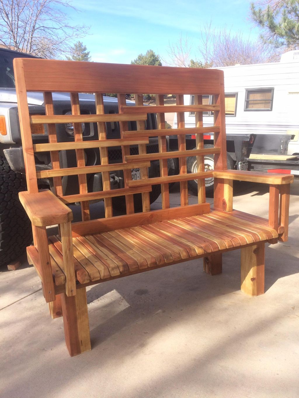 Custom redwood project for my parents ranch. 