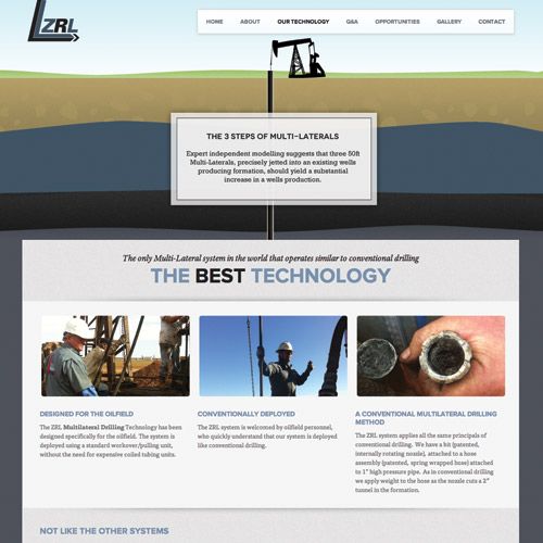 Web Design Portfolio: ZRL Drilling