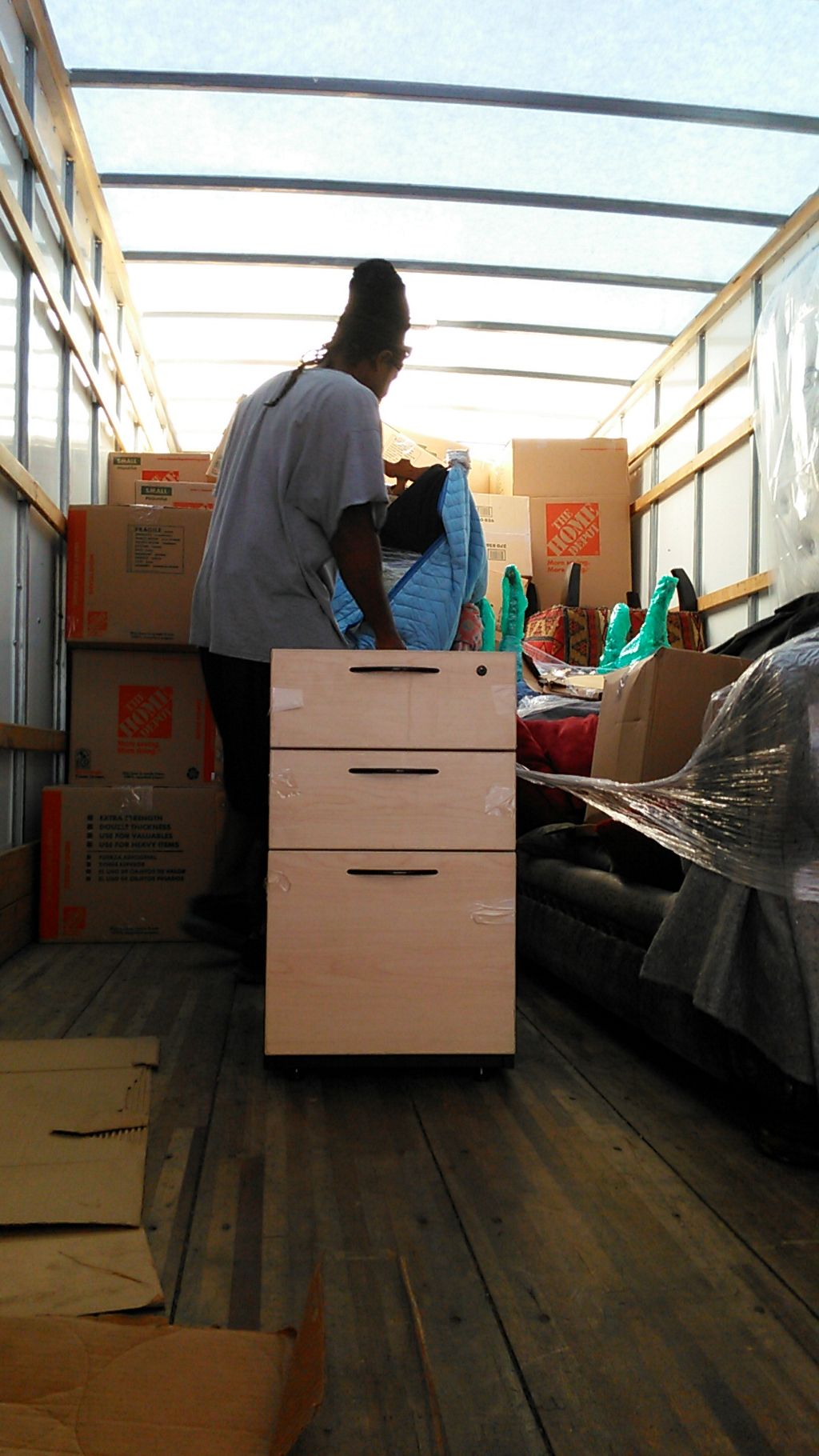 loading truck