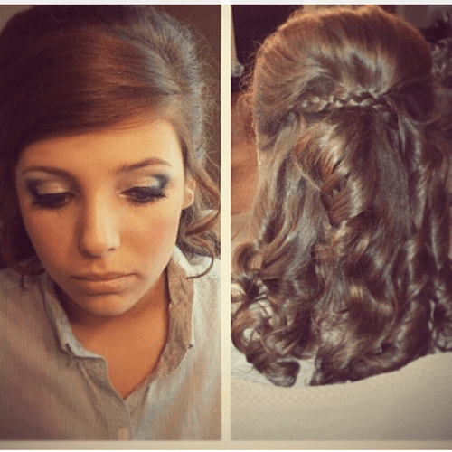 Hair and makeup for prom