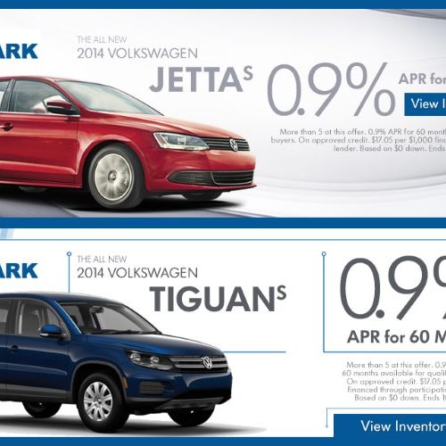 Web Banners for Hallmark Volkswagen