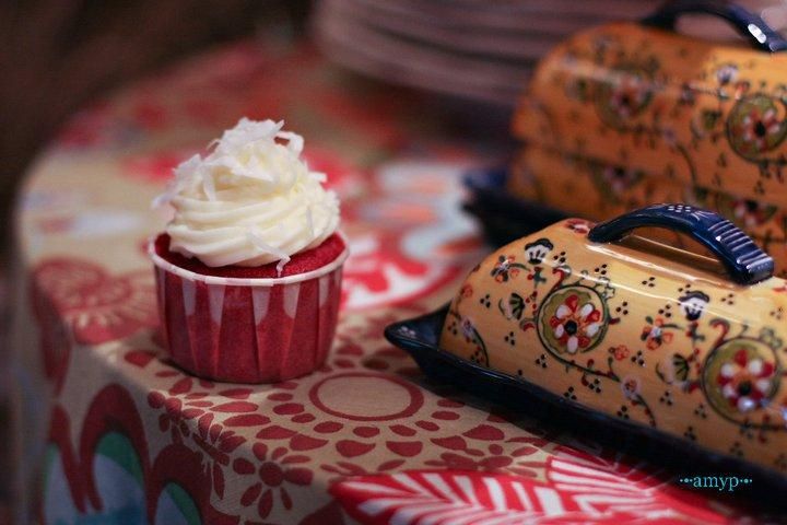 Red Velvet Cupcake!  One of several flavors I offe