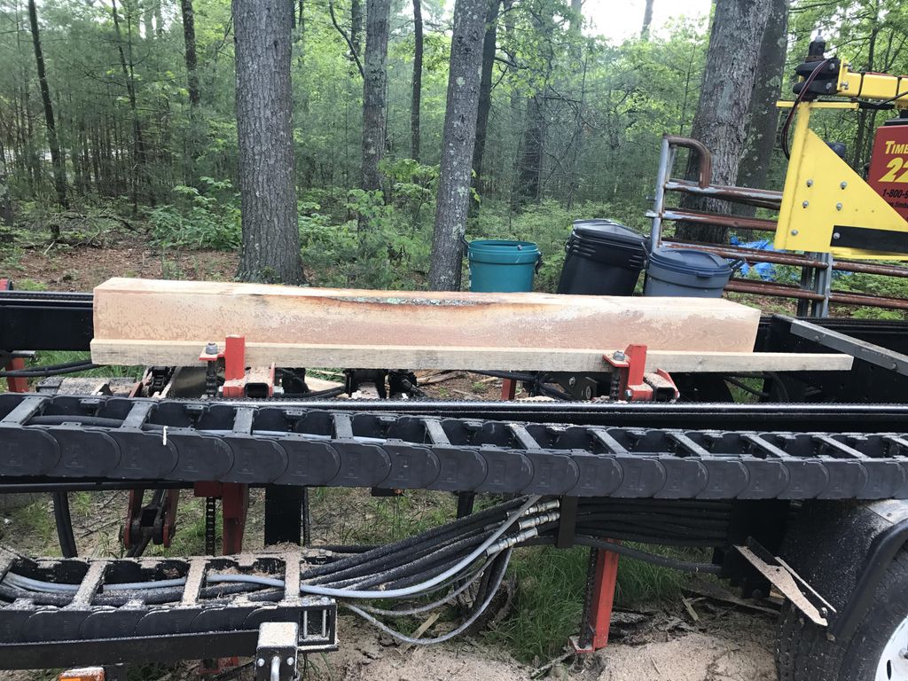90% milled oak mantle. This was milled out of the 