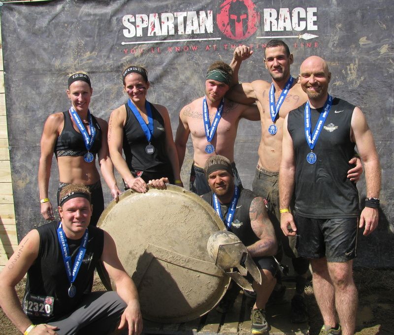 Finish line at Spartan Super 2013