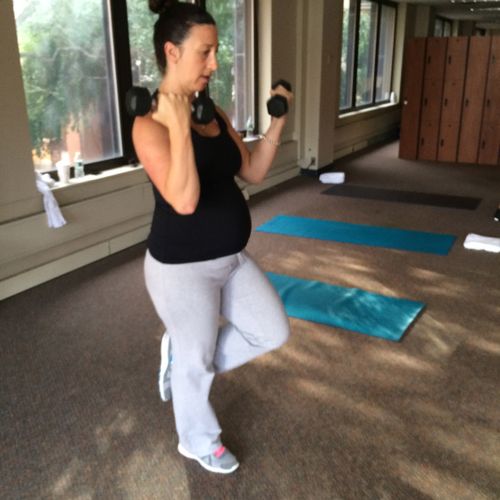 Prenatal training with Elena