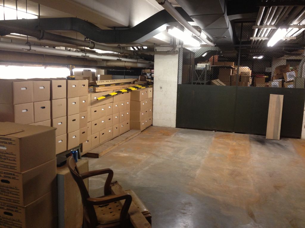 After court house basement was cleared out