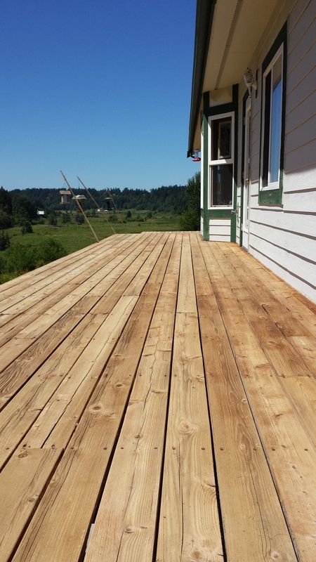Deck Wood Restore after