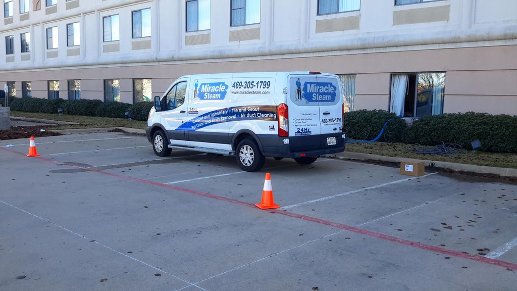 One of the local hotels that we maintain the floor