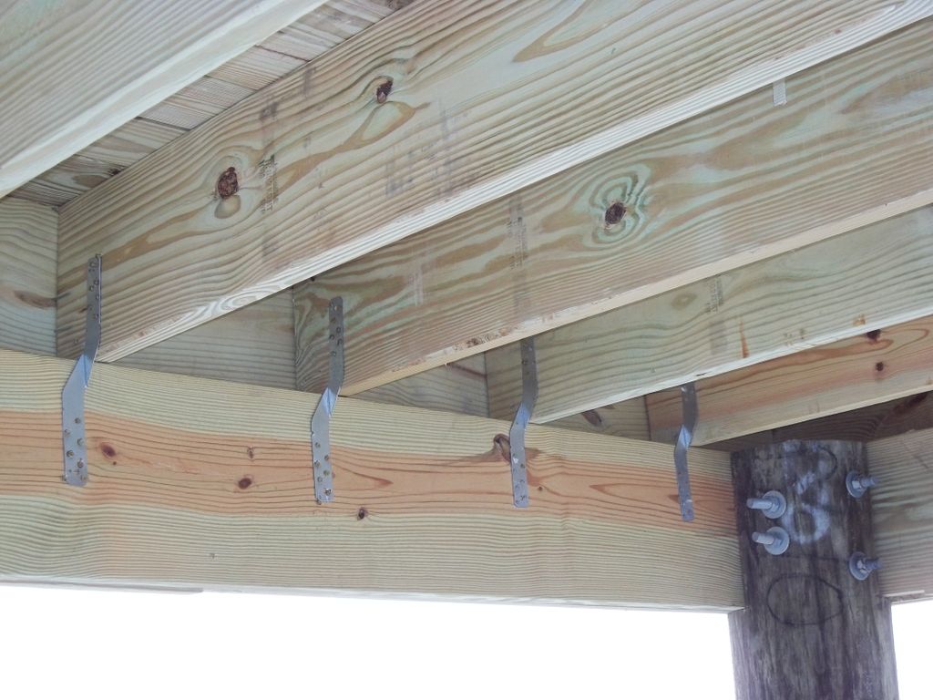 under the deck strapping to meet code requirements