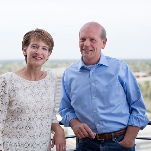 Our CEO team Tom and Sheri Schrader