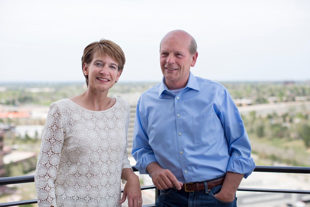 Our CEO team Tom and Sheri Schrader