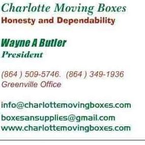 Charlotte Moving Supplies and Moving Boxes LLC
