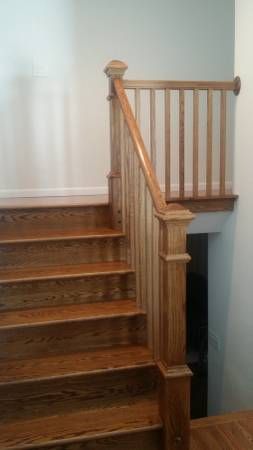 Staircase with handrail 1b