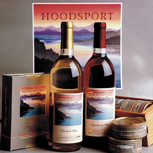 Branding and packaging for Hoodsport Winery.