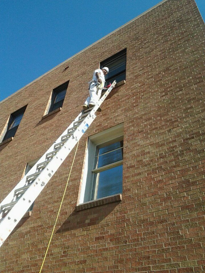 commercial work on buildings