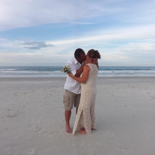 Beach Wedding in Ponce Inlet, FL