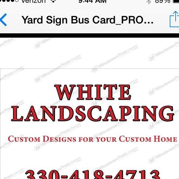 White Landscaping