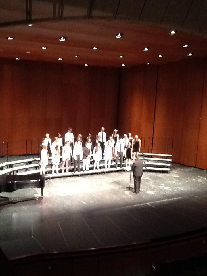 Conducting my high school choir from student teach